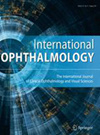 INTERNATIONAL OPHTHALMOLOGY杂志封面